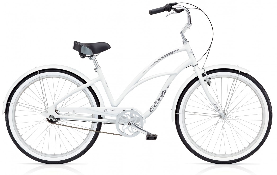 Велосипед 26" Electra Cruiser Lux 3i Ladies White