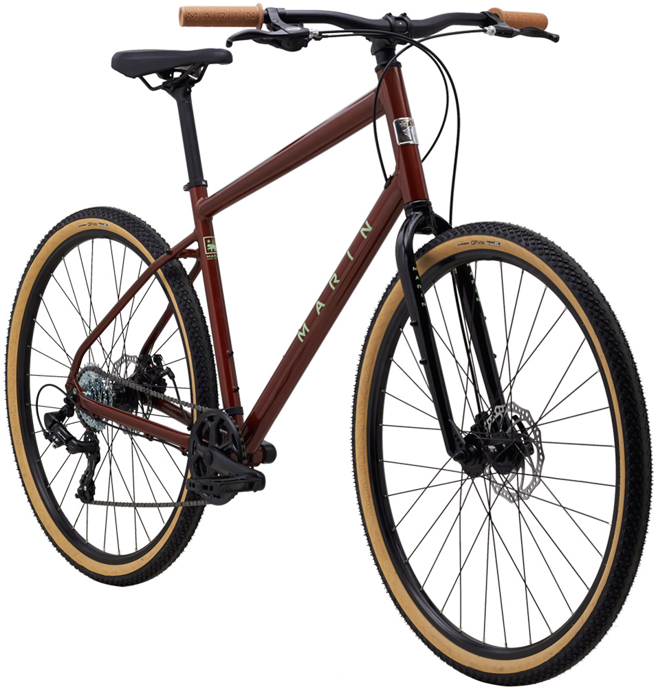 Велосипед 28" Marin KENTFIELD 1 рама - L 2022 Gloss Copper/Mint фото 2