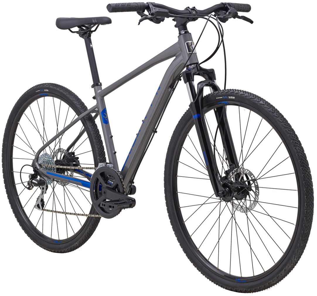 Велосипед 28" Marin SAN RAFAEL DS2 рама - L 2021 Gloss Grey/Blue фото 2