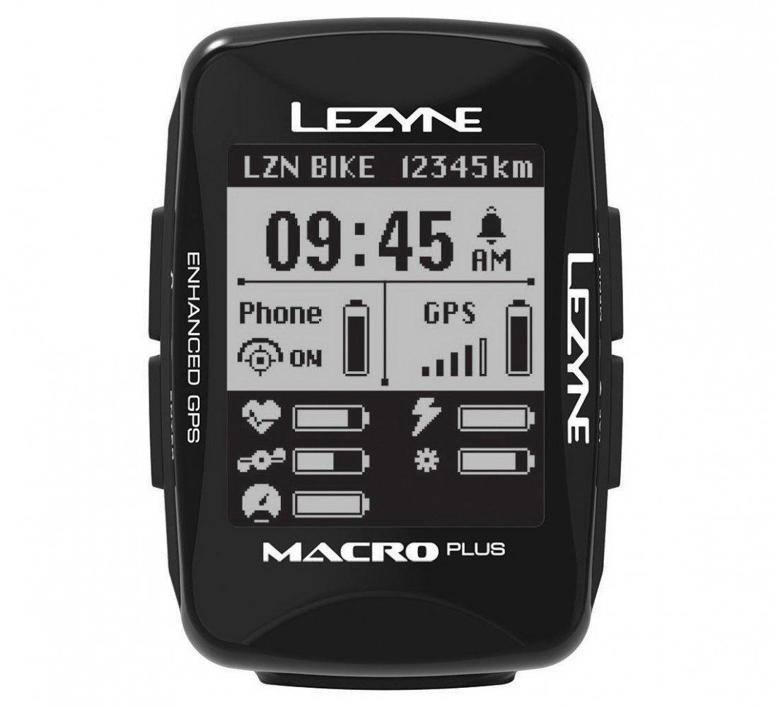 Велокомп'ютер Lezyne MARCO PLUS GPS SMART LOADED чорний