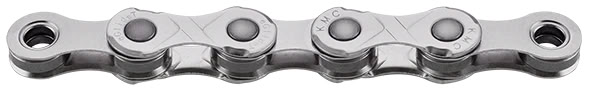Ланцюг 132 л. 1/2"x11/128 KMC eGlide Turbo, Silver/ Silver, 9/10/11-шв. фото 1