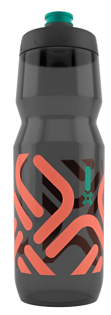 Фляга 0,75 Fidlock FIDGUARD BOTTLE 750 ANTIBACTERIAL, антибактериальная, прозрачный/черный/красный фото 