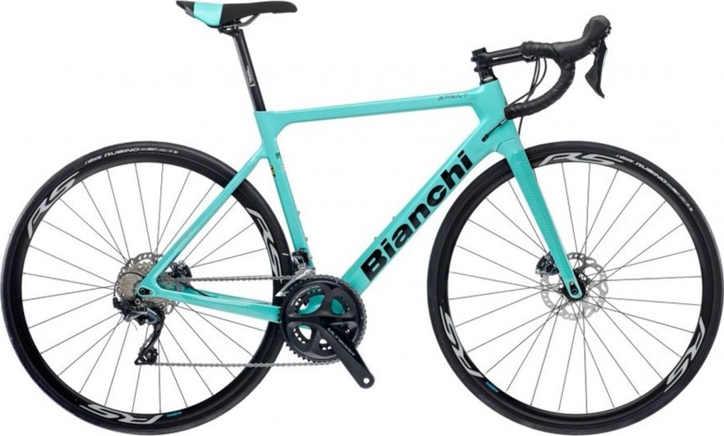 Велосипед 28" Bianchi SPRINT ULTEGRA 11S DISC CP ROAD рама - 55 см Celeste A1 фото 