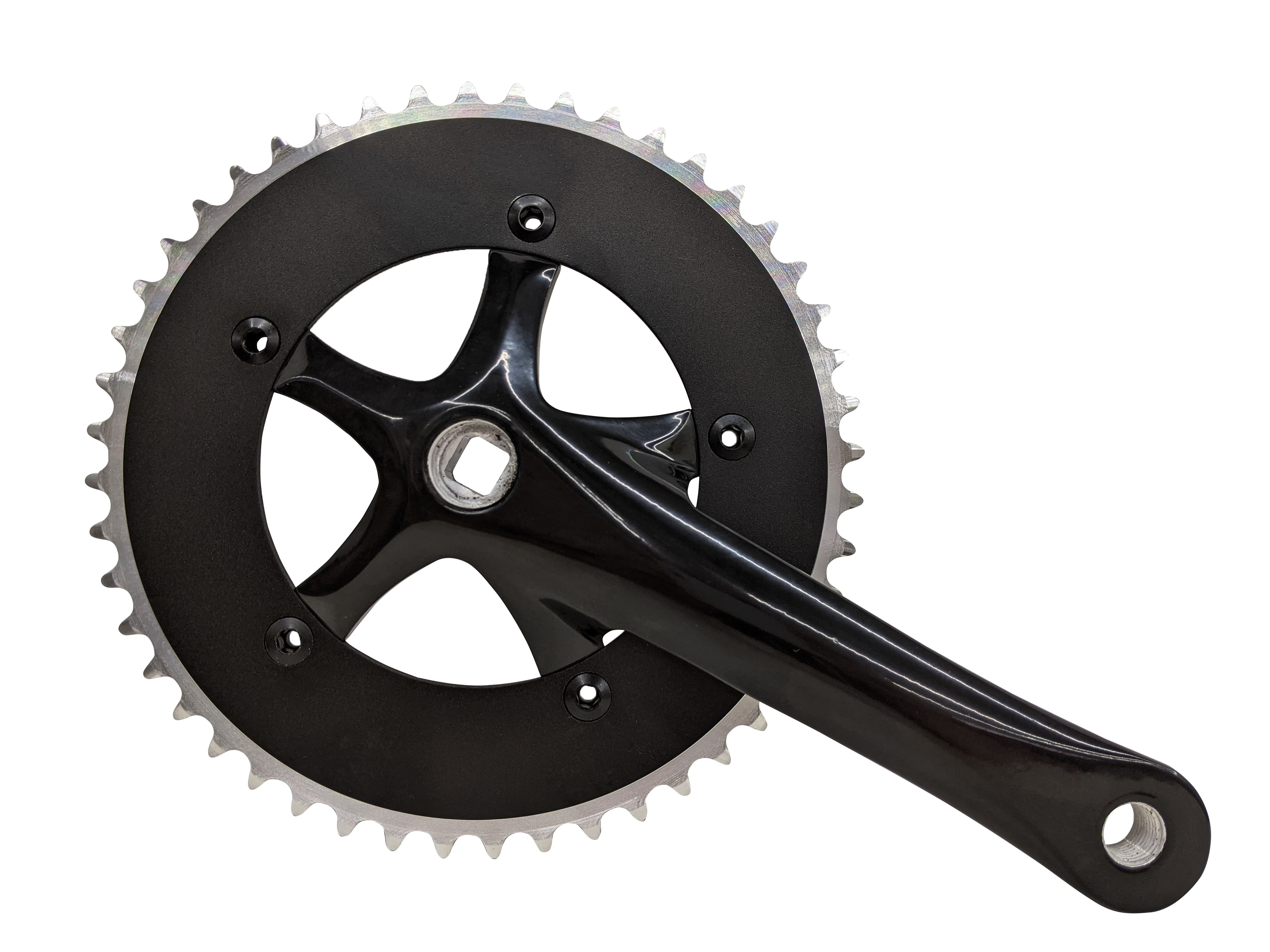 Комплект шатунов Prowheel SOLID-246T-F-1 46T 175mm black фото 