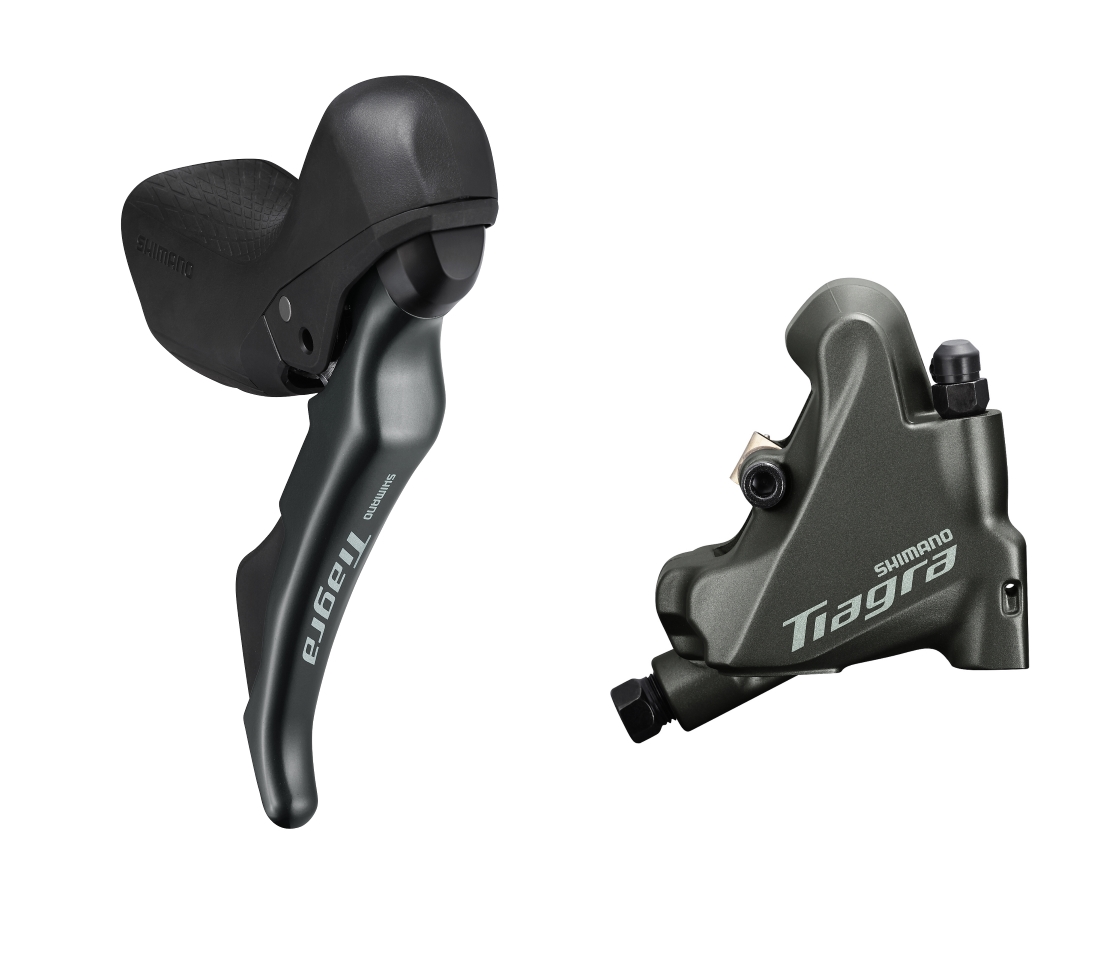 Тормоз дисковый гидравлический Shimano 4720 TIAGRA, задний (правая ручка 10-ск, калипер, гидролиния 1700мм) фото 1