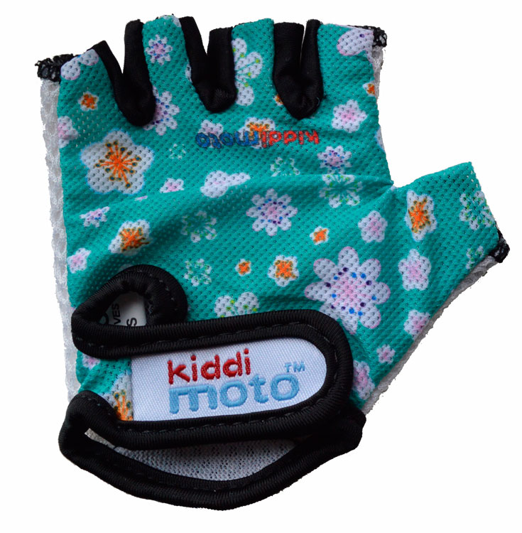 Перчатки детские Kiddimoto Fleur, размер М на возраст 4-7 лет фото 