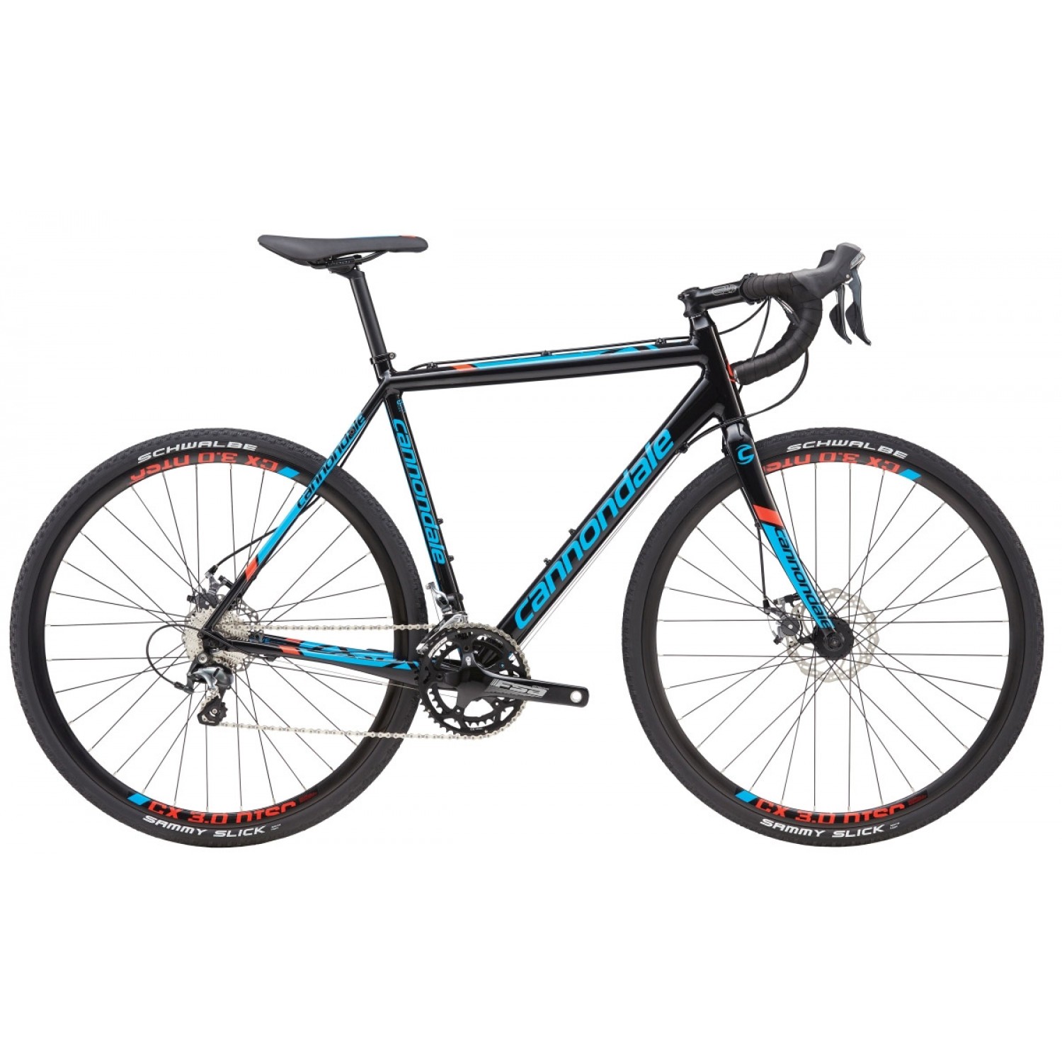 Велосипед 28 "Cannondale CAADX Tiagra Disc рама - 51см чорний з синім CYN 2016 фото 