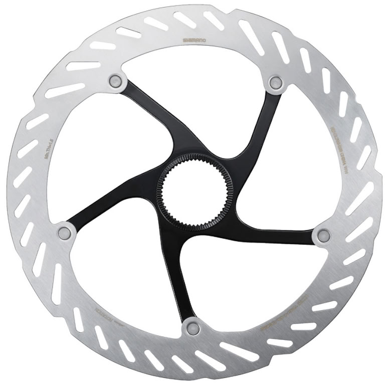 Ротор Shimano RT-CL700-L-E ICE TECH 203 мм, CENTER LOCK, гайка із зовнішніми зачепами фото 