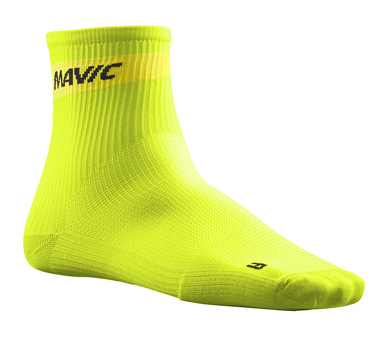 Шкарпетки Mavic COSMIC MID SOCK, салатові, р.39-42 фото 