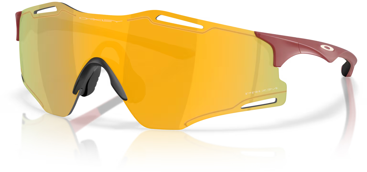 Очки Oakley CYBR ZERO Matte Iron Red / Prizm 24K фото 