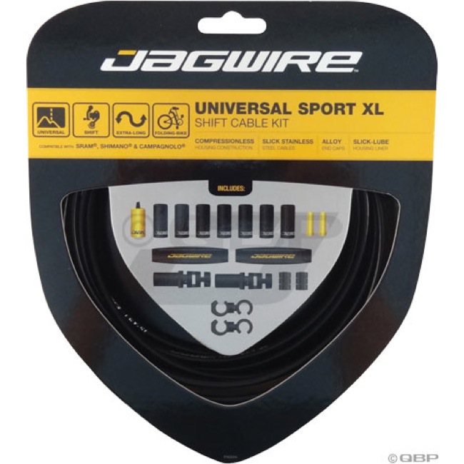 Комплект JAGWIRE Universal Sport XL UCK600 под перекл. - Black фото 