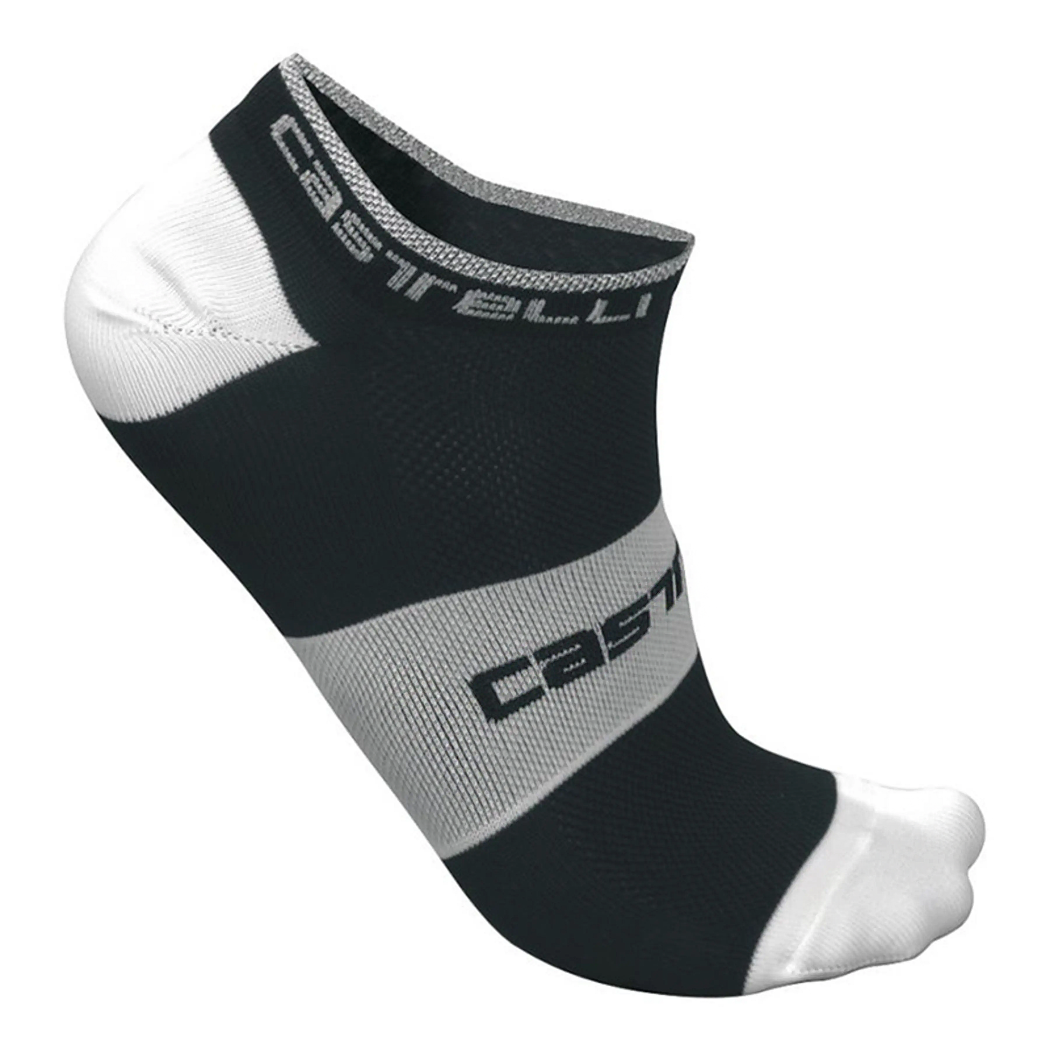 Шкарпетки Castelli Lowboy чорно-білі р 44-47 XXL фото 
