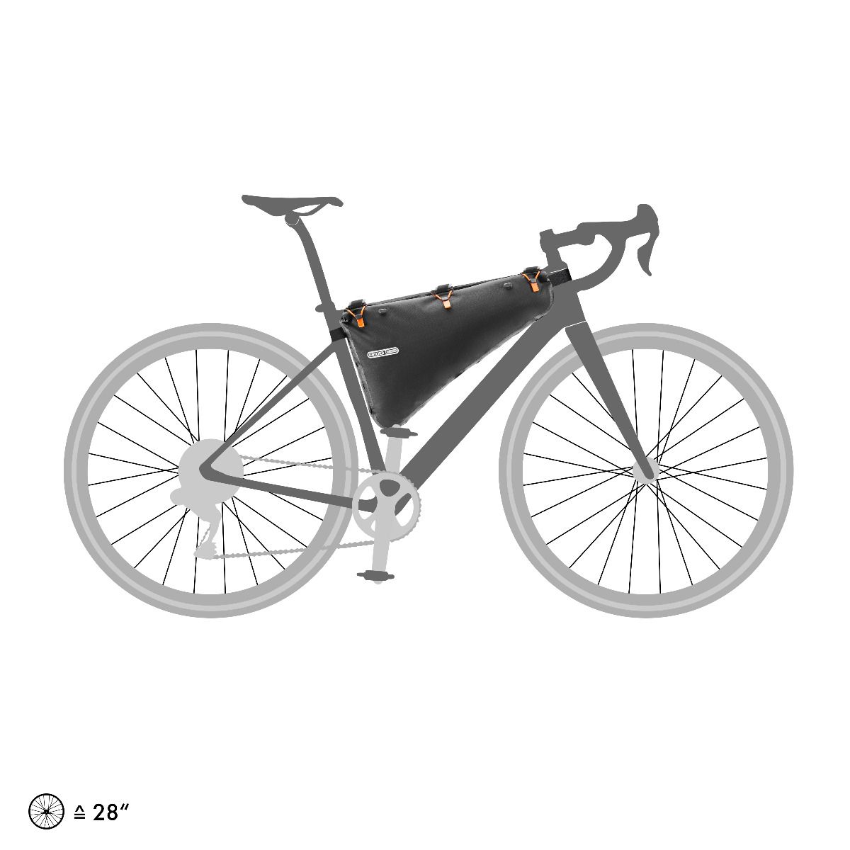 Гермосумка на раму Ortlieb Frame-Pack RC black matt, 6 л  фото 5