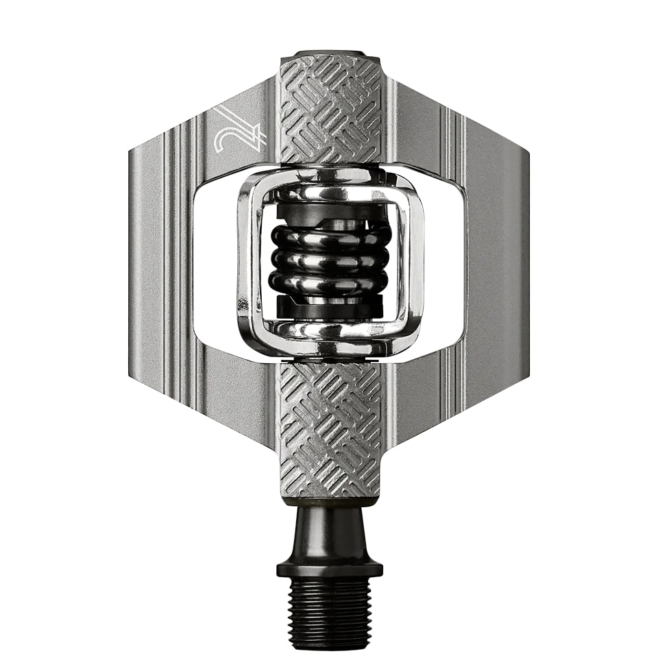 Педали Crankbrothers CANDY 2, тёмно-серая/черная пружина фото 
