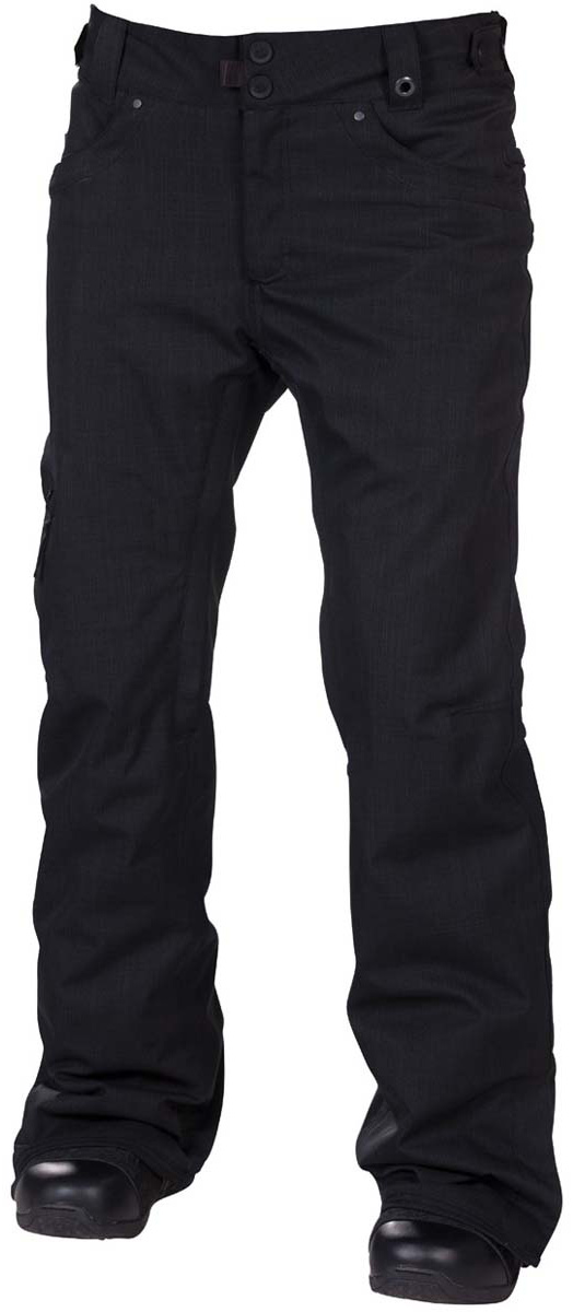 Штаны 686  Mannual Patron Insulated жен.L, Black Herringbone Denim фото 