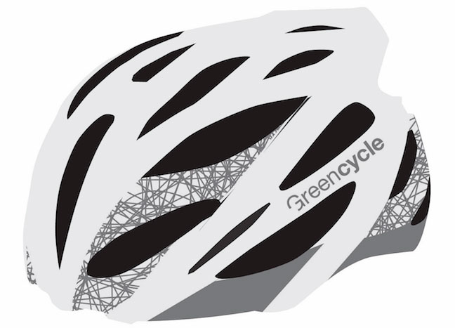 Шолом Green Cycle New Alleycat розмір 58-61см для міста/шосе біло-сірий матовий