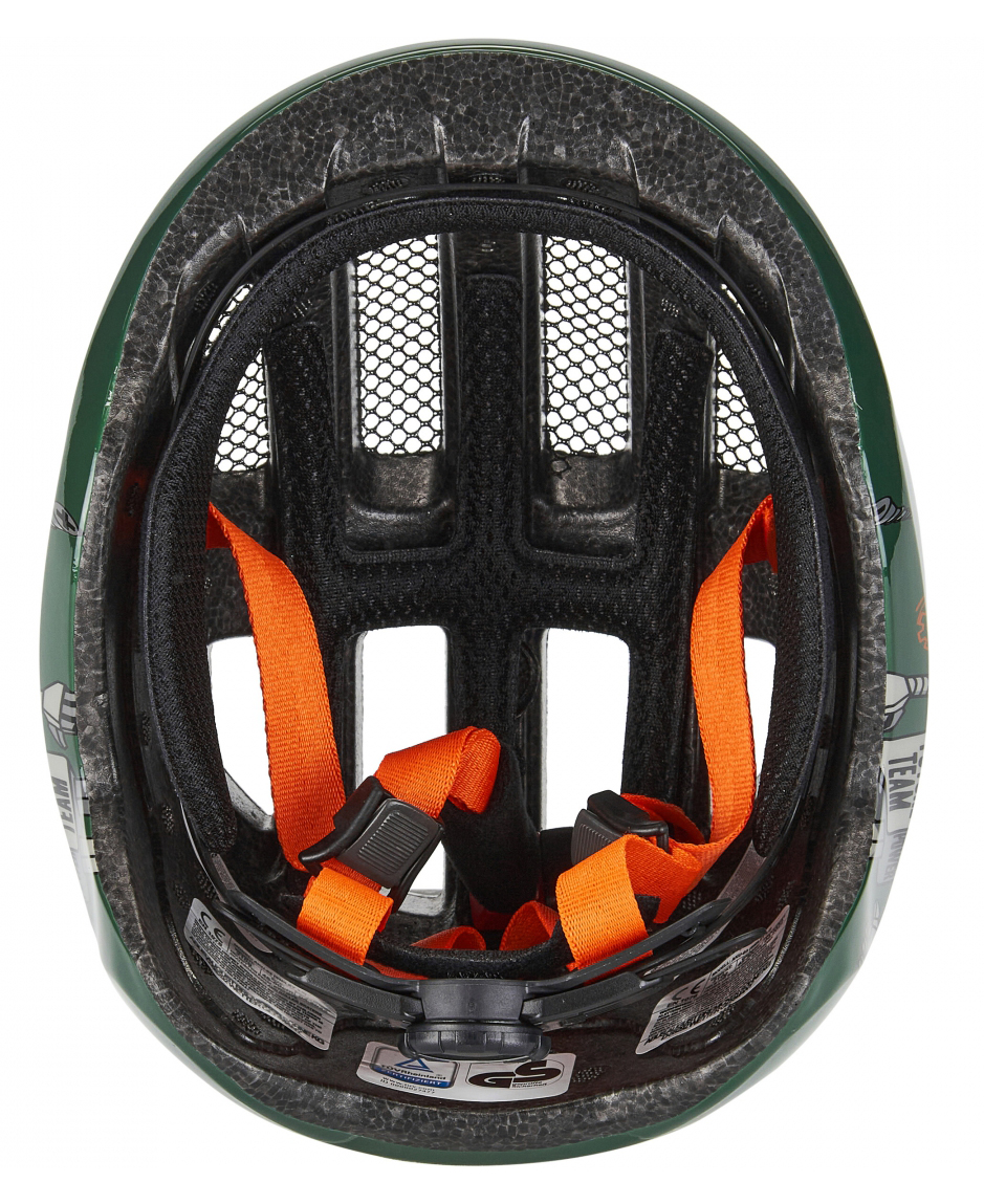 Шлем детский ABUS SMILEY 3.0, размер M (50-55 см), Green Robo фото 6