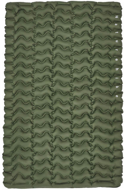 Коврик надувной Naturehike CNK2550WS019, 200х125х6.5 см, зеленый фото 