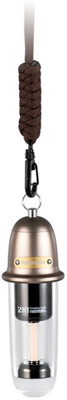 Ліхтар кемпінговий Naturehike CNK2350ZM010, 118х39мм, коричневий фото 