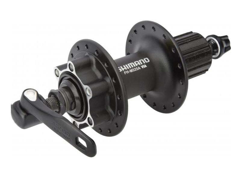 Втулка задн. Shimano FH-M525 DEORE 36H, 6 болт., черн. фото 