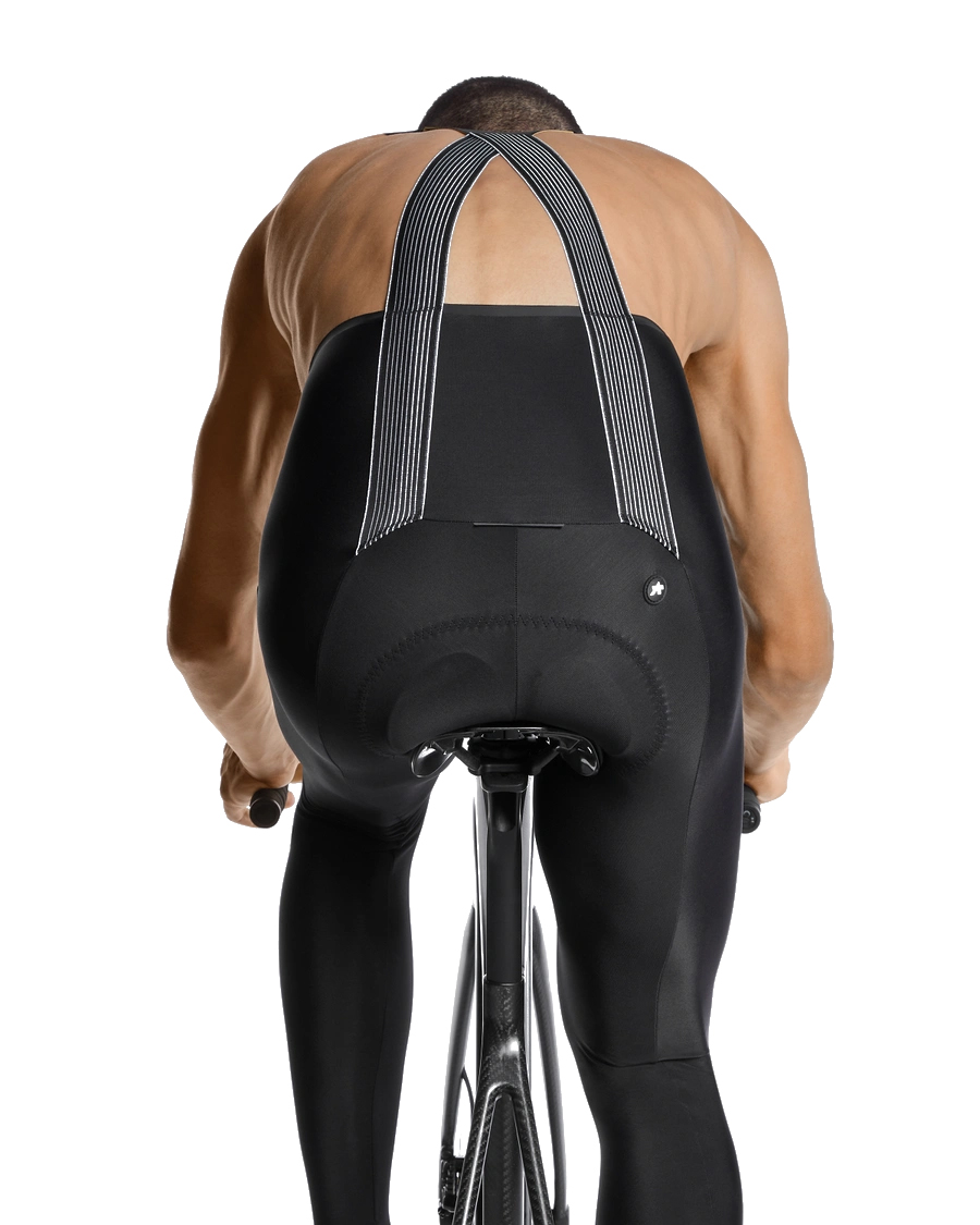 Рейтузи ASSOS Equipe RS Spring Fall Bib Tights S9 Black Series, на лямках, чоловічі, чорні, L фото 4