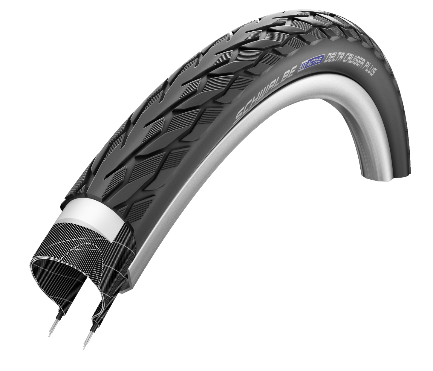Покришка 28x2.00 (50-622) Schwalbe DELTA CRUISER PLUS PunctureGuard, TwinSkin B/B+RT HS431 SBC 50EPI фото 