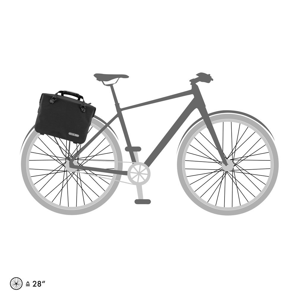 Гермосумка велосипедна офісна Ortlieb Office-Bag black matt 21 л фото 5