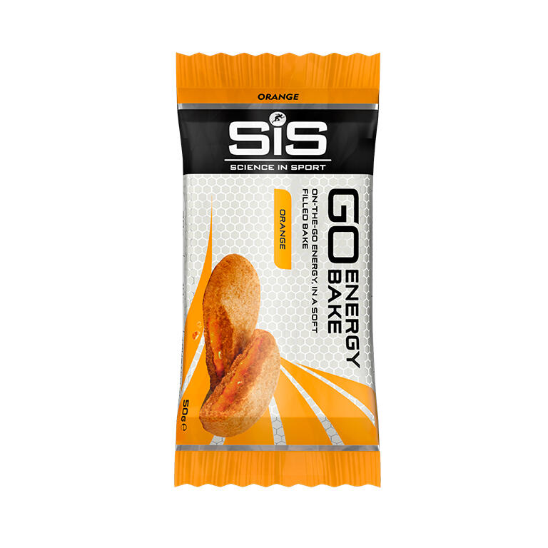 Печиво з начинкою SiS GO Energy Bake, Апельсин, 50г фото 1