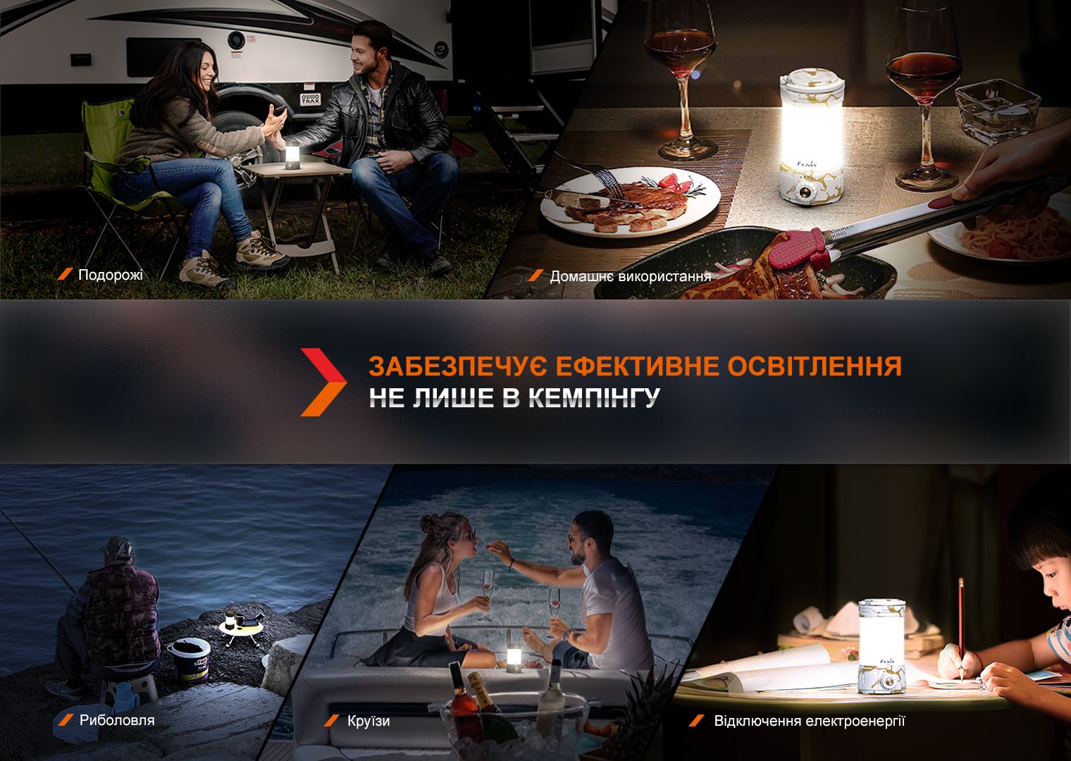 Фонарь кемпинговый Fenix CL26R Pro, серый камуфляж фото 6
