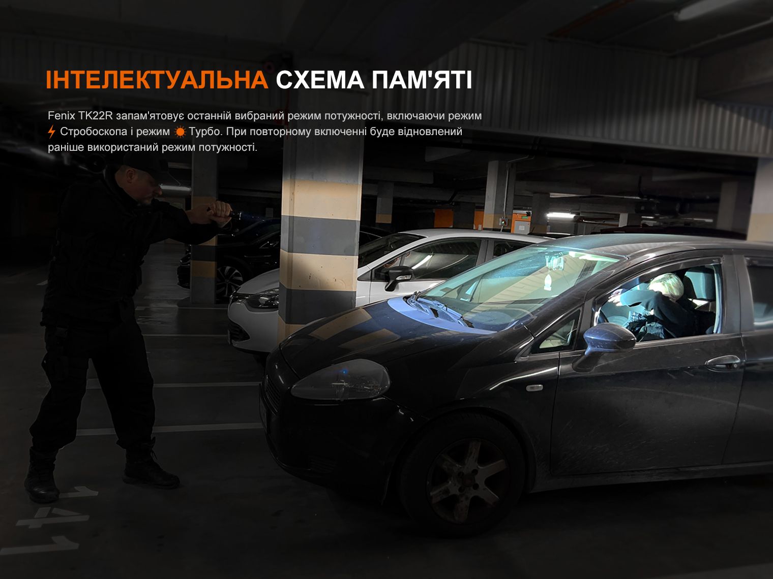 Фонарь ручной Fenix TK22R фото 5