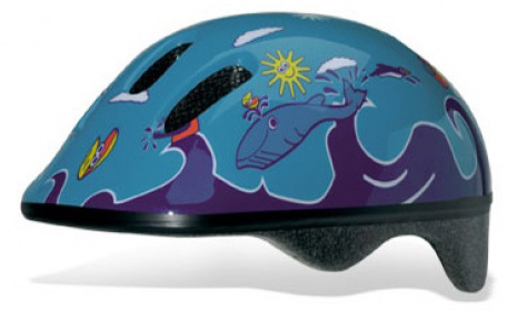 Шлем детский Bellelli FISH AZZURRO size-M (синий (море)) фото 