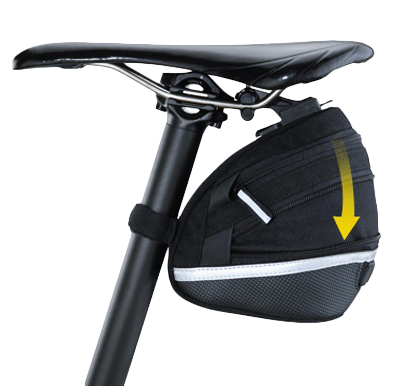 Сумка подседельная Topeak Wedge Pack II M, 0.95 - 1.25L, с чехлом фото 2