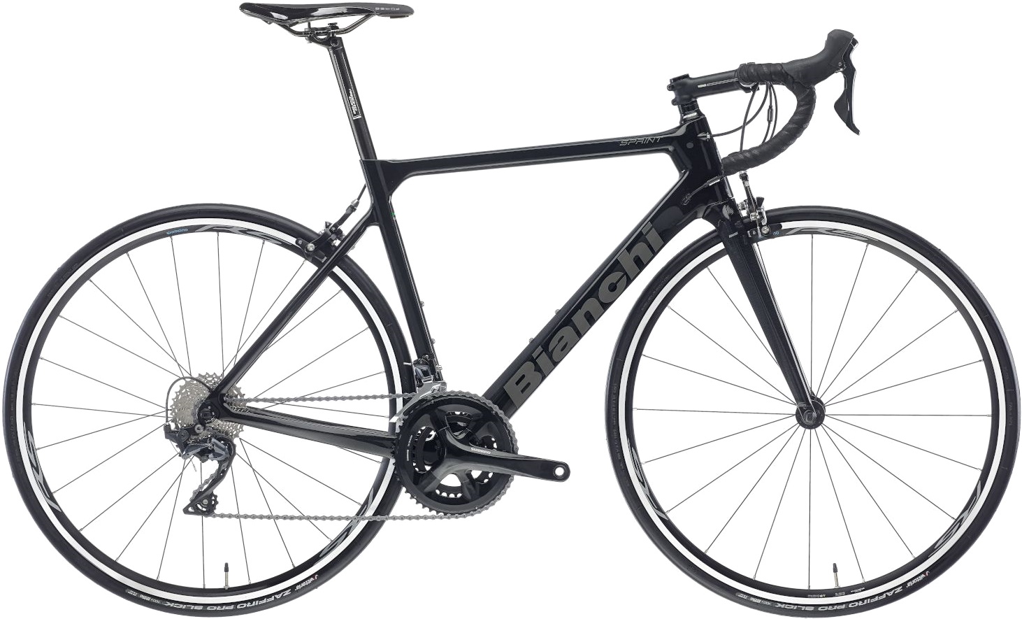 Велосипед 28" Bianchi SPRINT Ultegra рама - 61 см Black/Graphite A1 фото 
