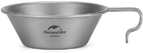 Миска Naturehike NH21CJ010, титан, 450 мл фото 