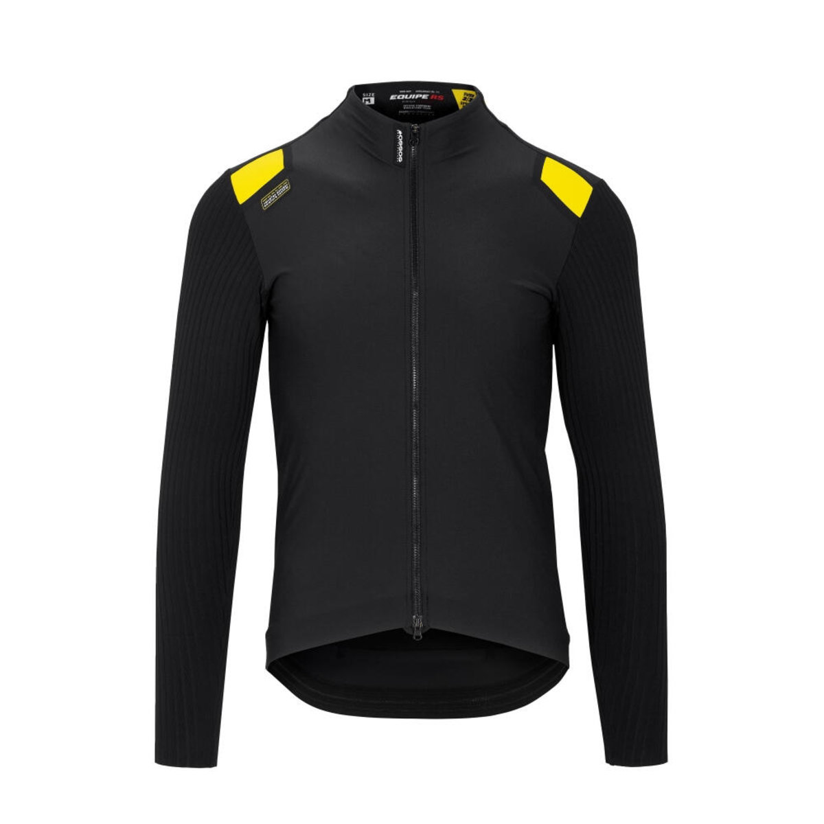 Куртка ASSOS Equipe RS Spring Fall Jacket, довг. рукав, чоловіча, чорна з жовтим, S фото 