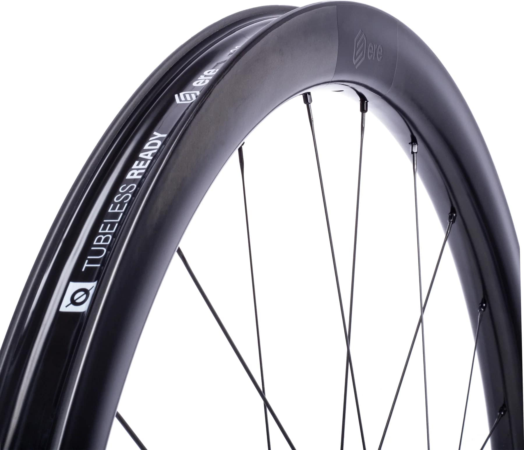 Колесо пер. + задн. 28" ERE TENACI GA40 CARBON, Gravel, 100x12/142x12, CL, HG11, tubeless, чорний глянець фото 4