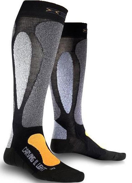 Термоноски лыжные Ultralight x-socks , X39 Black/Orange, 45/47 фото 