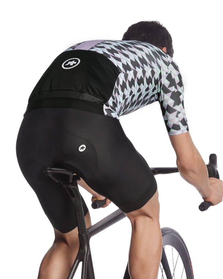 Джерсі ASSOS Diamond Crazy SS, кор. рукав, чоловіче, геометр. сіре, S фото 3