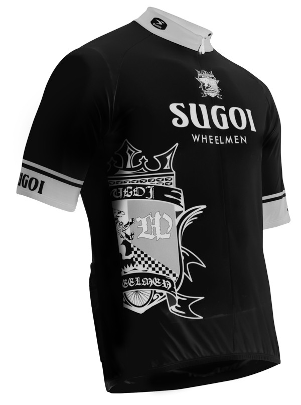 Джерсі Sugoi WHEELMEN, кор. рукав, чоловіче, black/white (чорно-біле), XL фото 