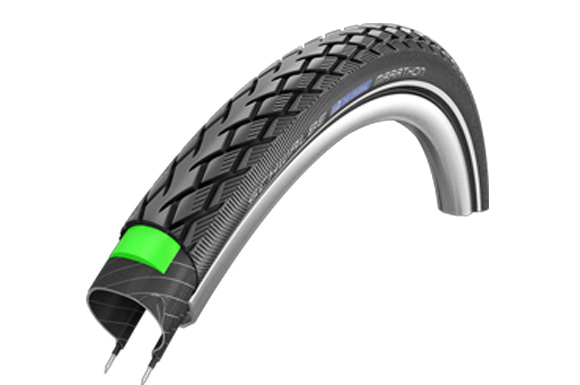 Покрышка 28x1.40 700x35C (37-622) Schwalbe MARATHON HS420 G-Guard B/B+RT EC, 67EPI 26B фото 