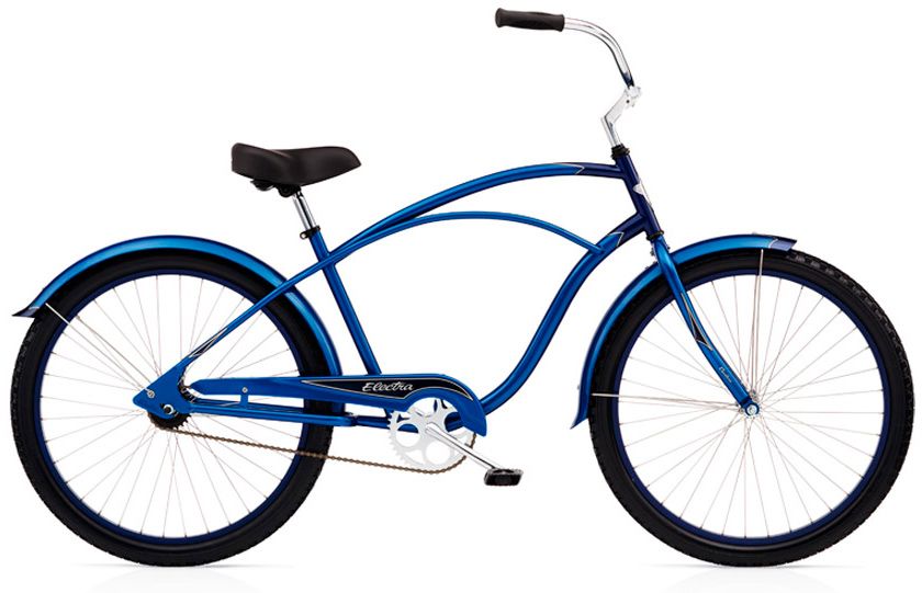 Велосипед 26" Electra Cruiser Custom 1 Men's blue/dark blue фото 