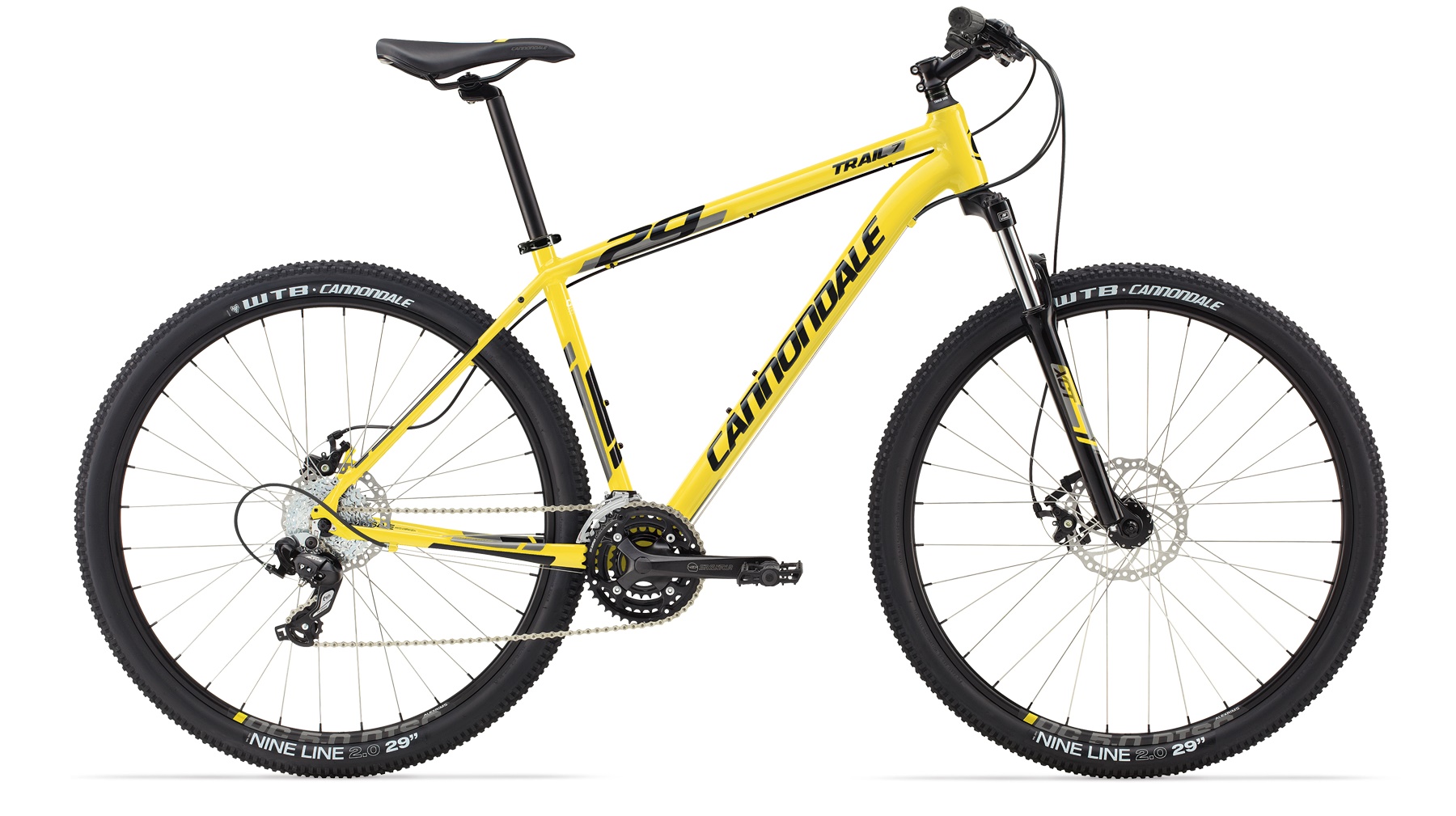 Велосипед 27,5" Cannondale TRAIL 7 рама - S 2015 желтый фото 