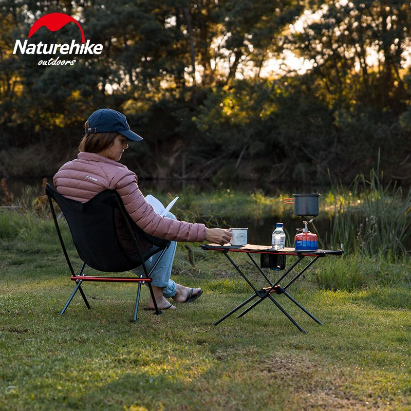 Стол складной Naturehike NH19Z027-Z, 59x40x39 см, черный фото 2