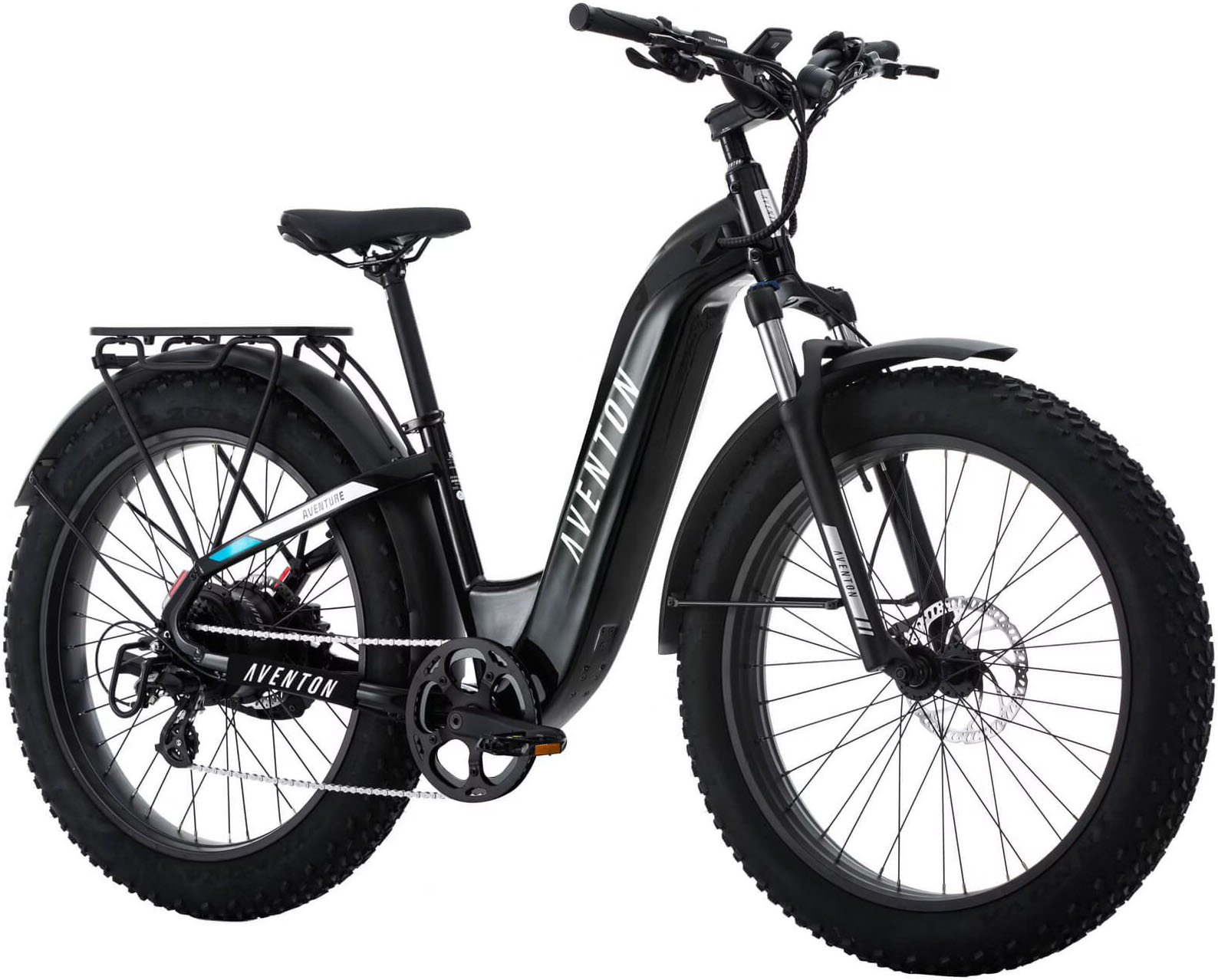 Електровелосипед 26" Aventon Aventure.2 ST 750 рама - M Midnight Black A4 фото 2