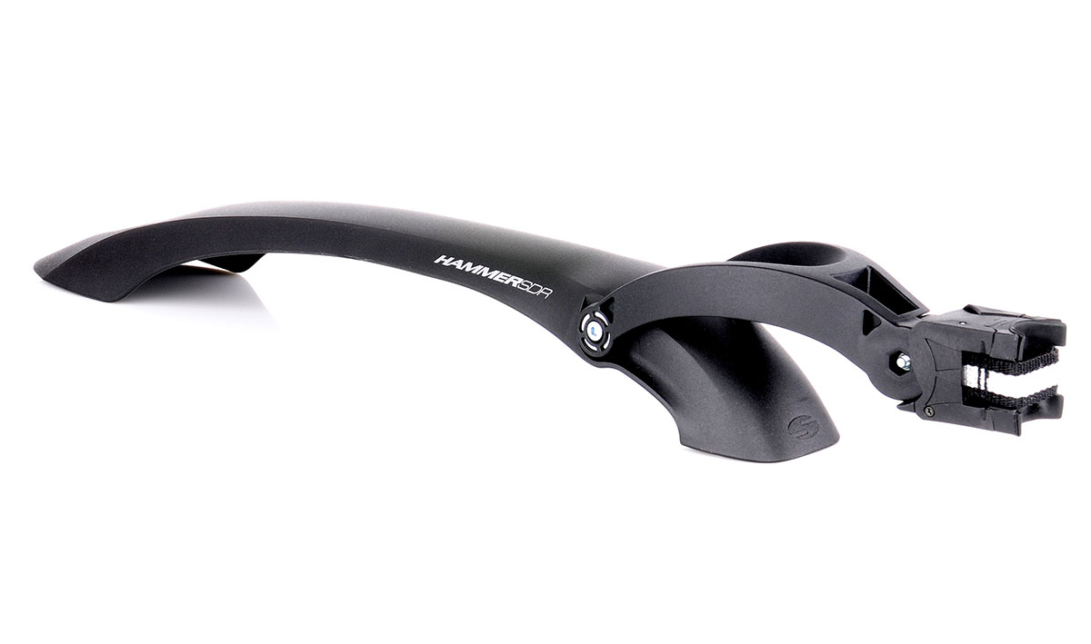 Крило задн. 24 "-29" SIMPLA Hammer 2 SDR, SPEEDstrap швидкознімне кріплення, чорне з білими вставками фото 2