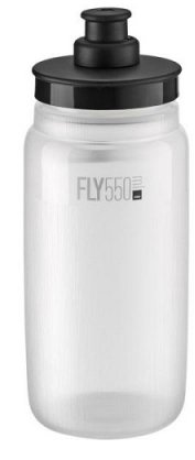 Фляга 0,55 ELITE FLY TEX, прозора із чорною кришкою фото 