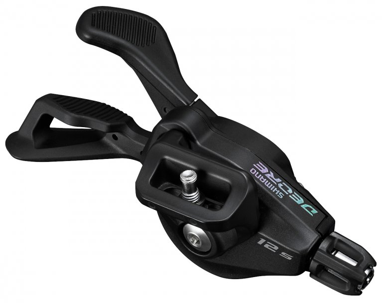 Ручки перемикання прав. Shimano SL-M6100-IR DEORE, 12-шв., на гальм. ручку I-Spec EV без індикатора передач фото 