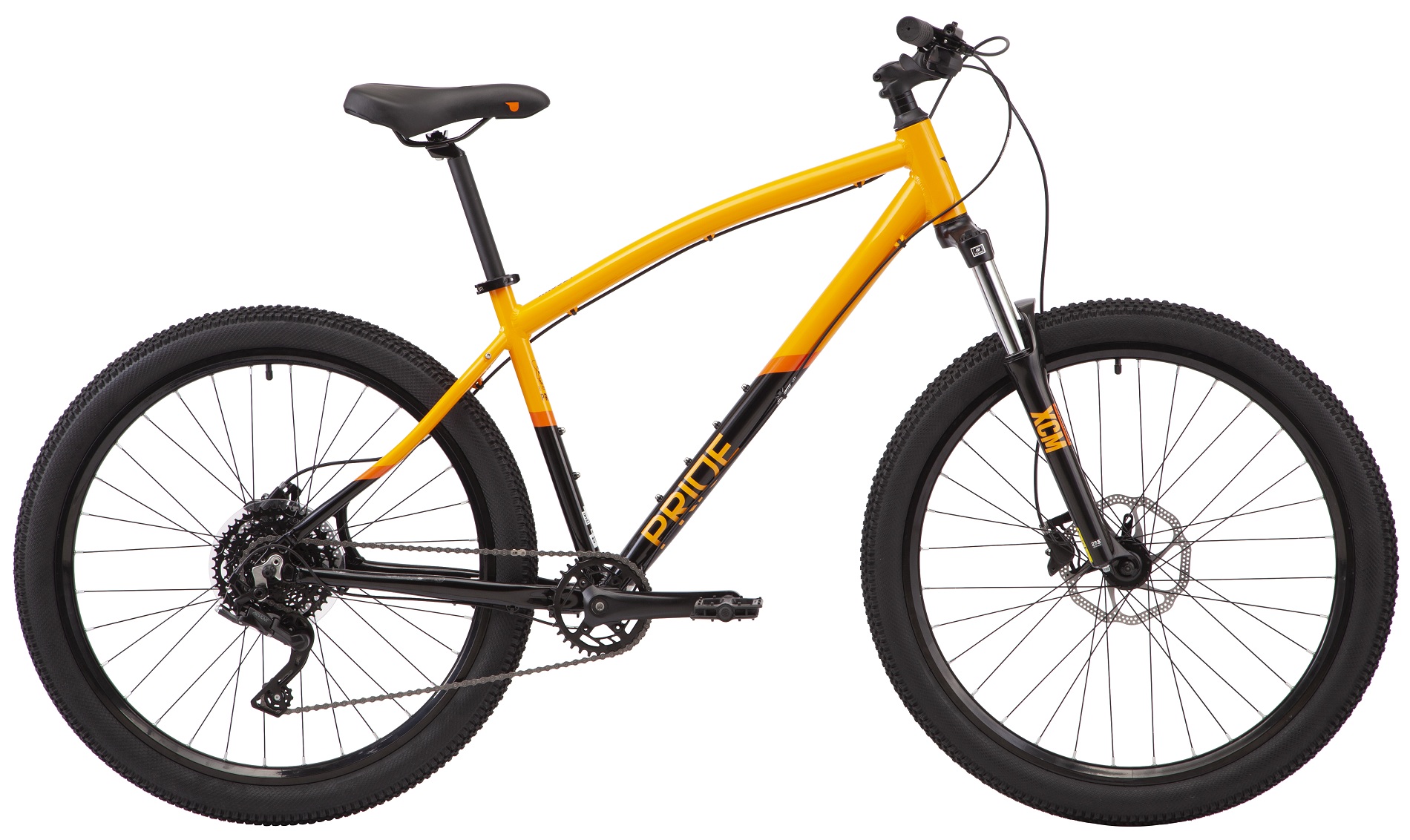 Велосипед 27,5" Pride RAGGEY рама - M 2022 оранжевый