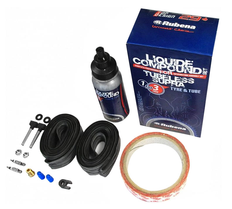 Набор Rubena (Mitas) Tubeless Supra (FULL SET 26") для установки бескамерных шин фото 