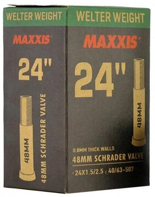 Камера 24x1.5/2.5 Maxxis WELTER WEIGHT, AV 48 мм фото 